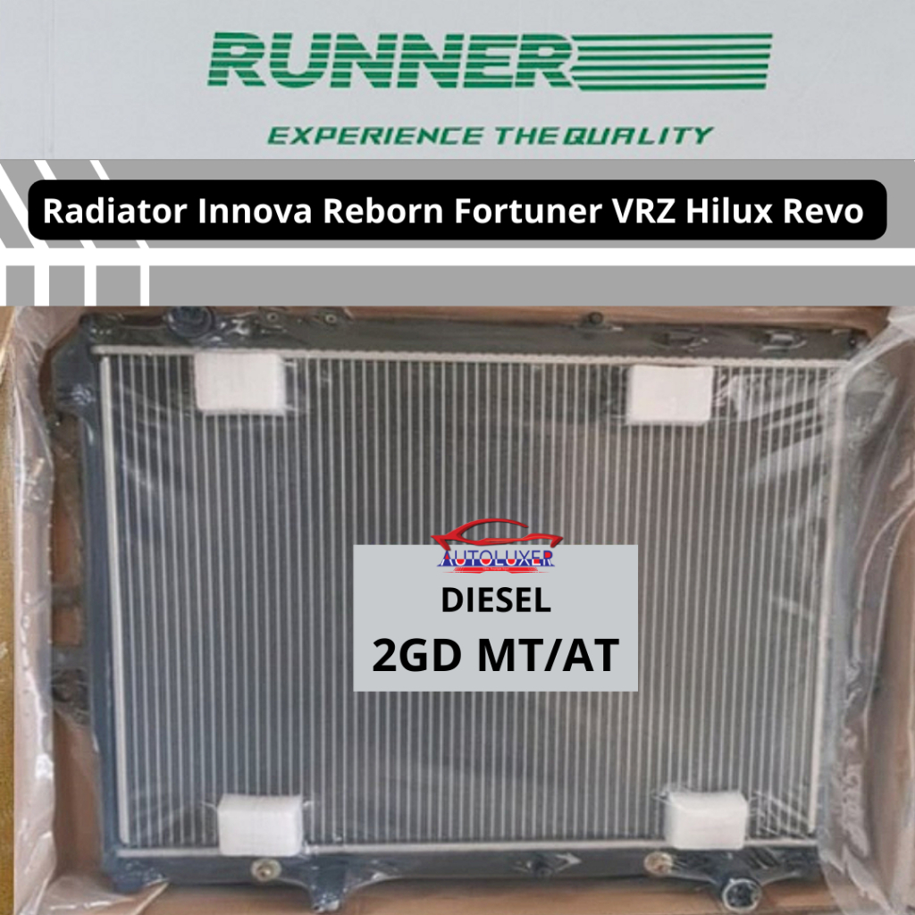 Jual Radiator Runner - Toyota Innova Reborn / Fortuner VRZ / Hilux Revo ...