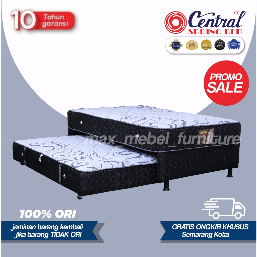 Jual Kasur Springbed Sorong Central Deluxe 2in1 Original Harga Pabrik ...