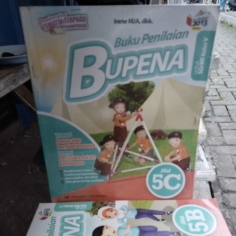 Jual Buku Penilaian Bupena Untuk SD jilid 5 C Erlangga K13N Original ...