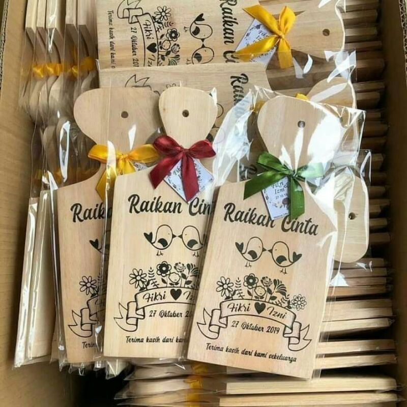 Jual Souvenir Talenan telenan Kayu Custom Sablon Ukuran 12x24cm ...