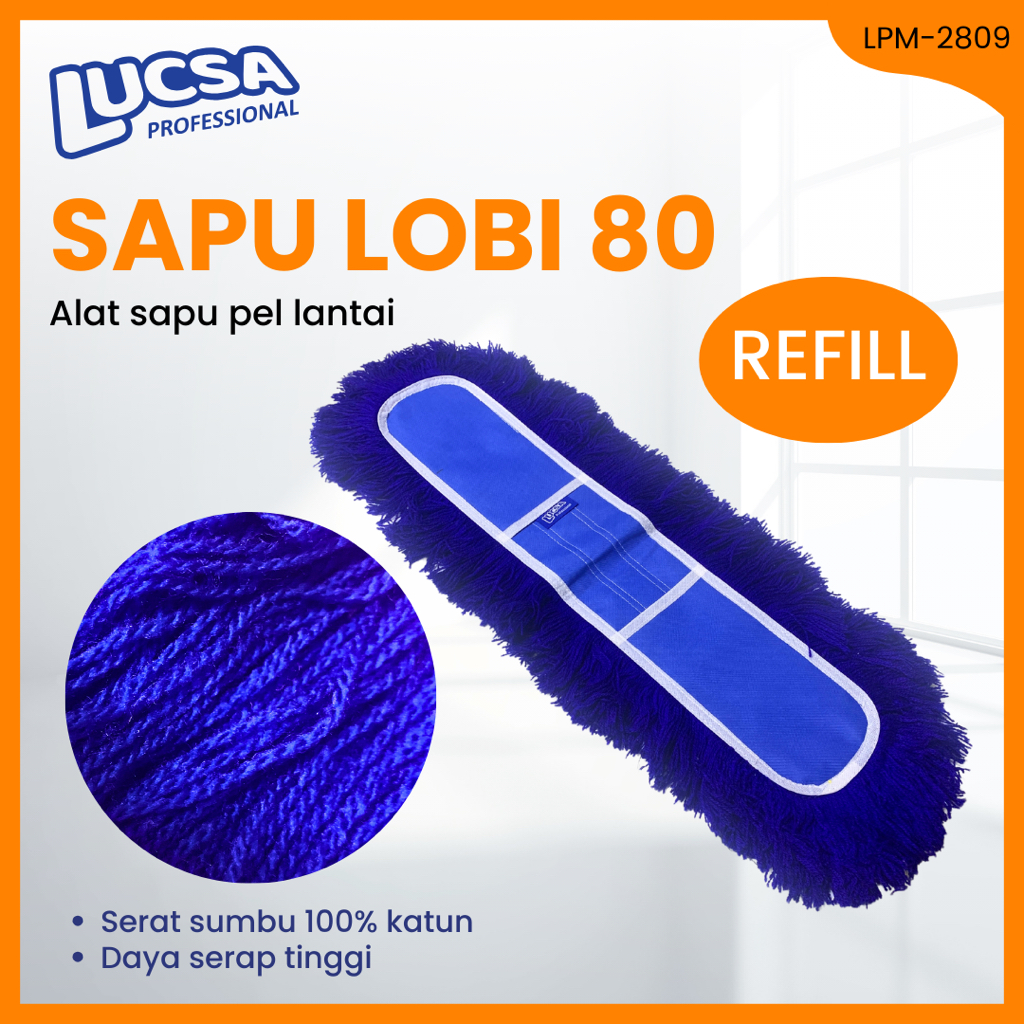 Jual Lucsa Pro - Refill Sapu Lobi 80cm | Lobby Duster Pel Lantai ...