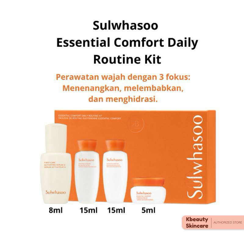 Jual Sulwhasoo Essential Comfort Daily Routine / Basic Kit 4 items ...