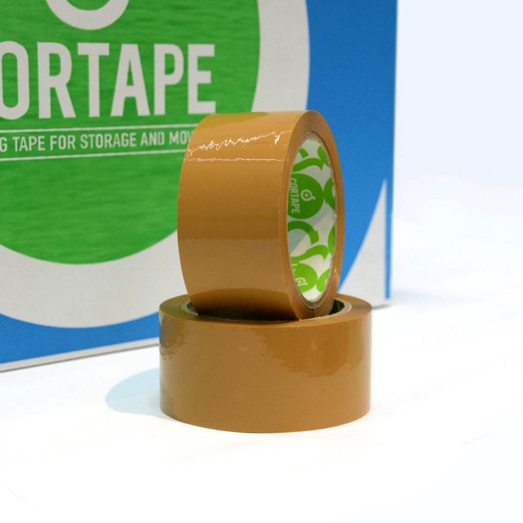 Jual Lakban Cortape PUTIH BENING | Solatip COKLAT | OPP Tape / Selotip ...
