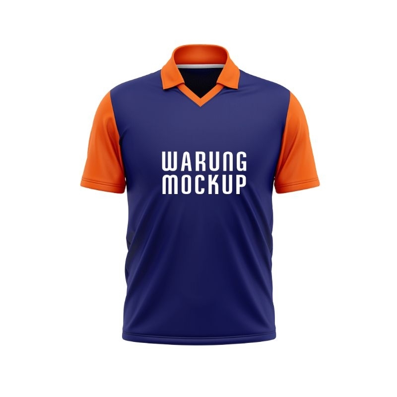 Mockup Jersey Cricket Polo Regular
