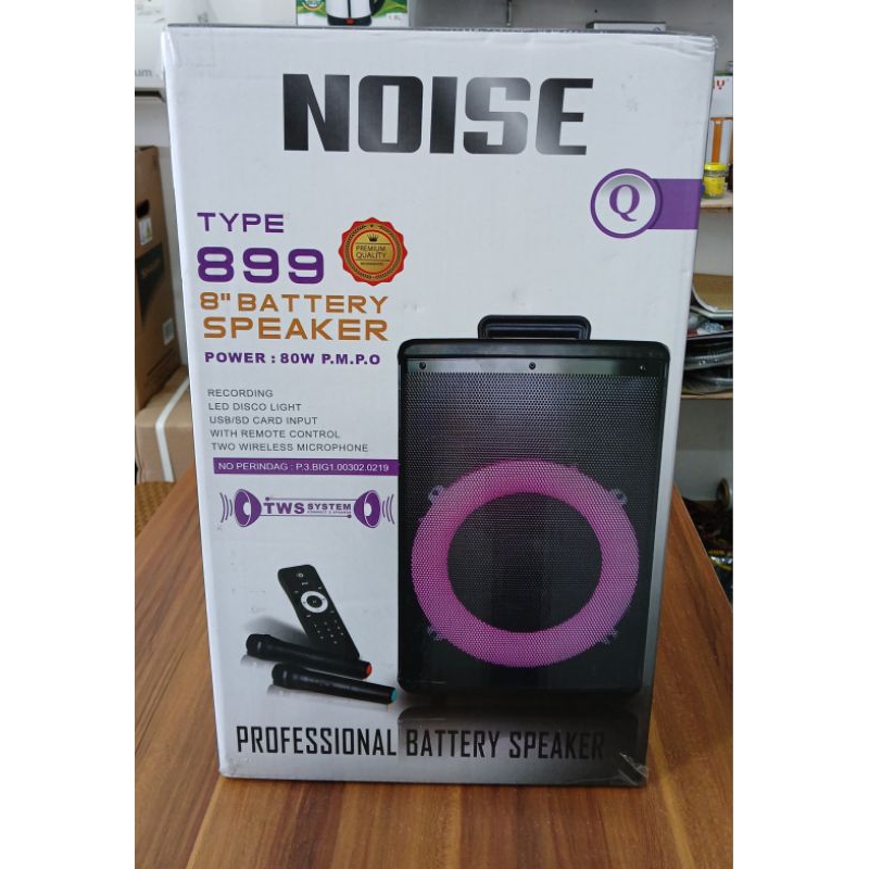 Jual Sepaker-NOISE TWS System Type 899 Kunci Baterai Lipat 8 Inch ...