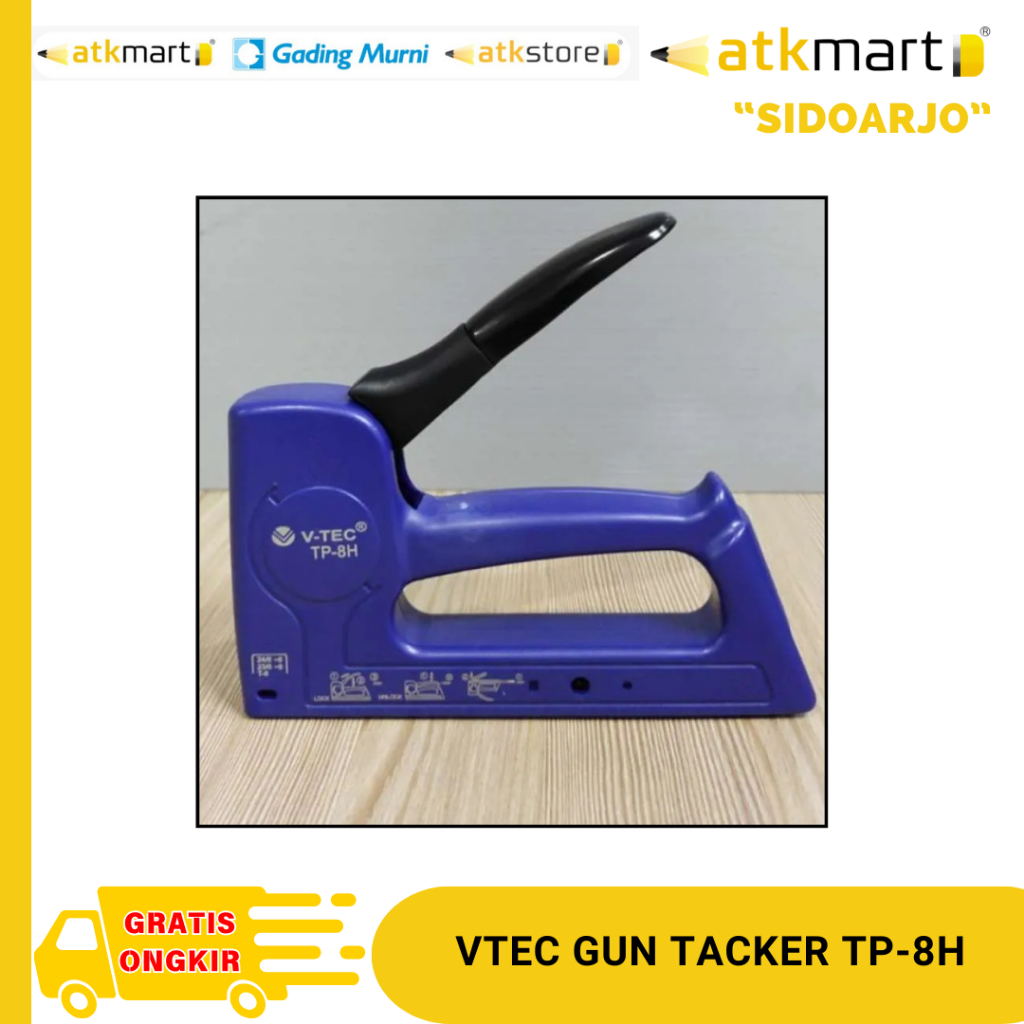 Jual V-TEC GUN TACKER TP-8H / STAPLER TEMBAK | Shopee Indonesia