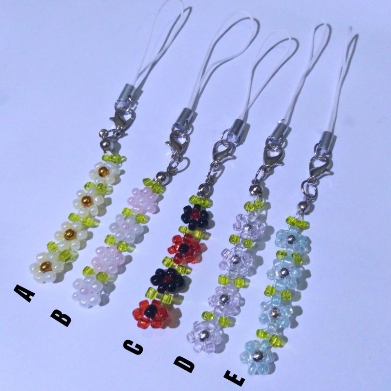 Jual key chain manik manik bunga daisy | Shopee Indonesia