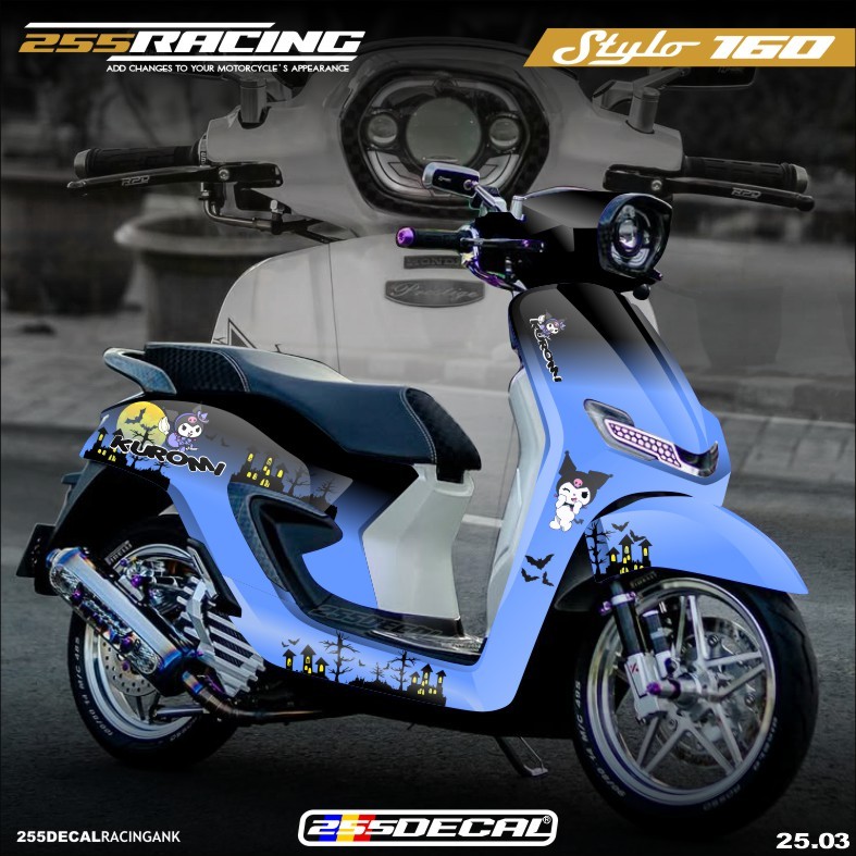 Jual Decal Stiker Honda STYLO 160 FULL BODY FULLBLOK - Sticker STYLO ...
