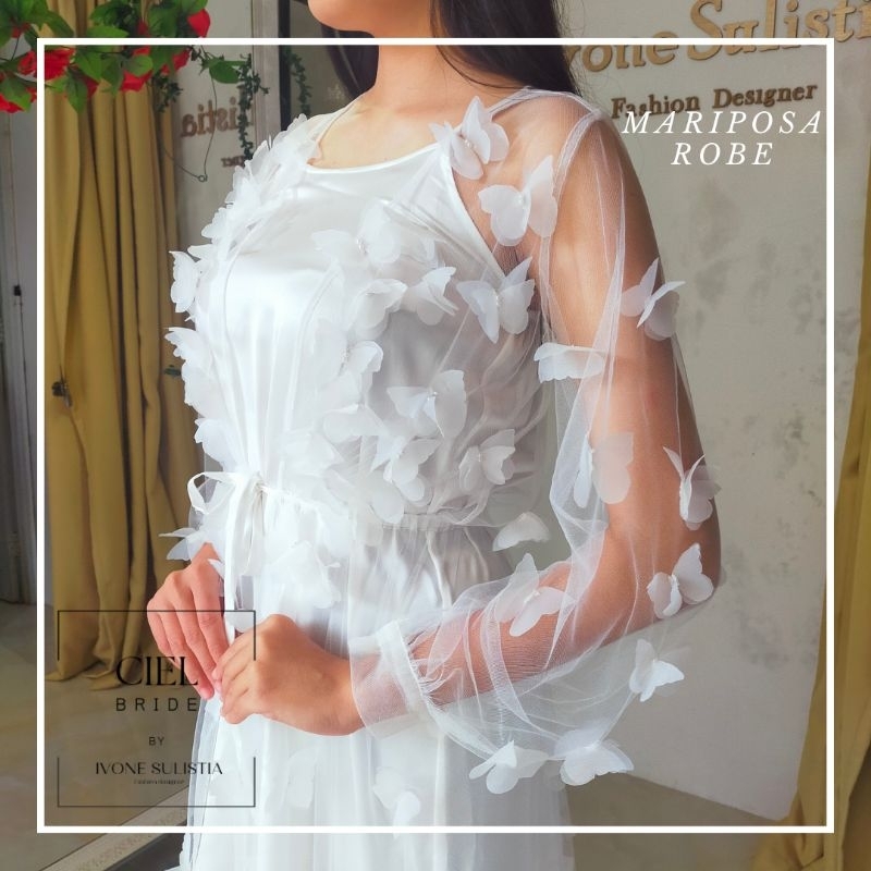 Jual Mariposa Robe Bride by CIEL BRIDE kimono pengantin kupu kupu 3D ...