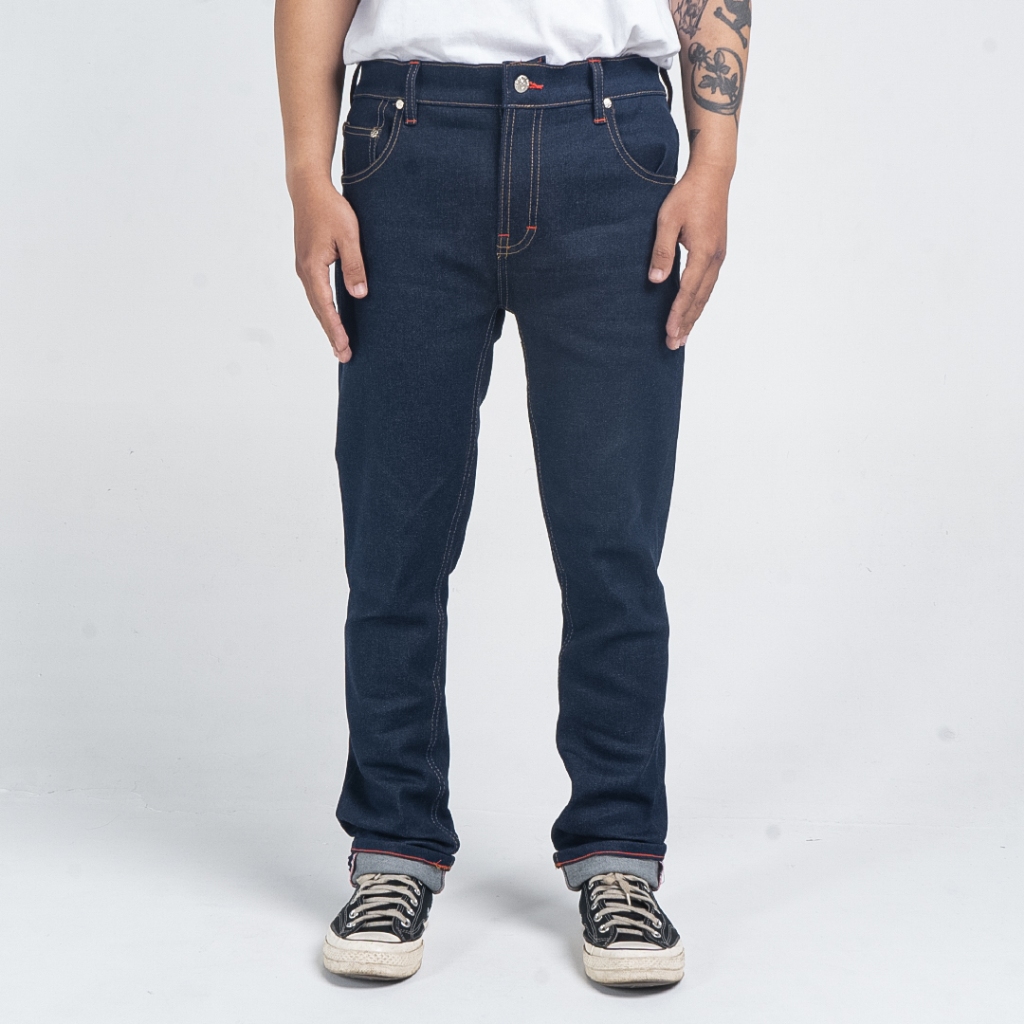 Jual Pride N Joy Celana Jeans Raw Denim Gekai Shopee Indonesia