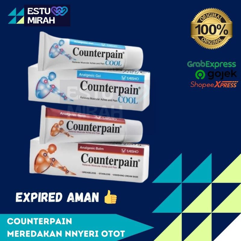 Jual Counterpain Cream, Counterpain Cool gel 5g, 15g, 30g, 60g, 120g ...