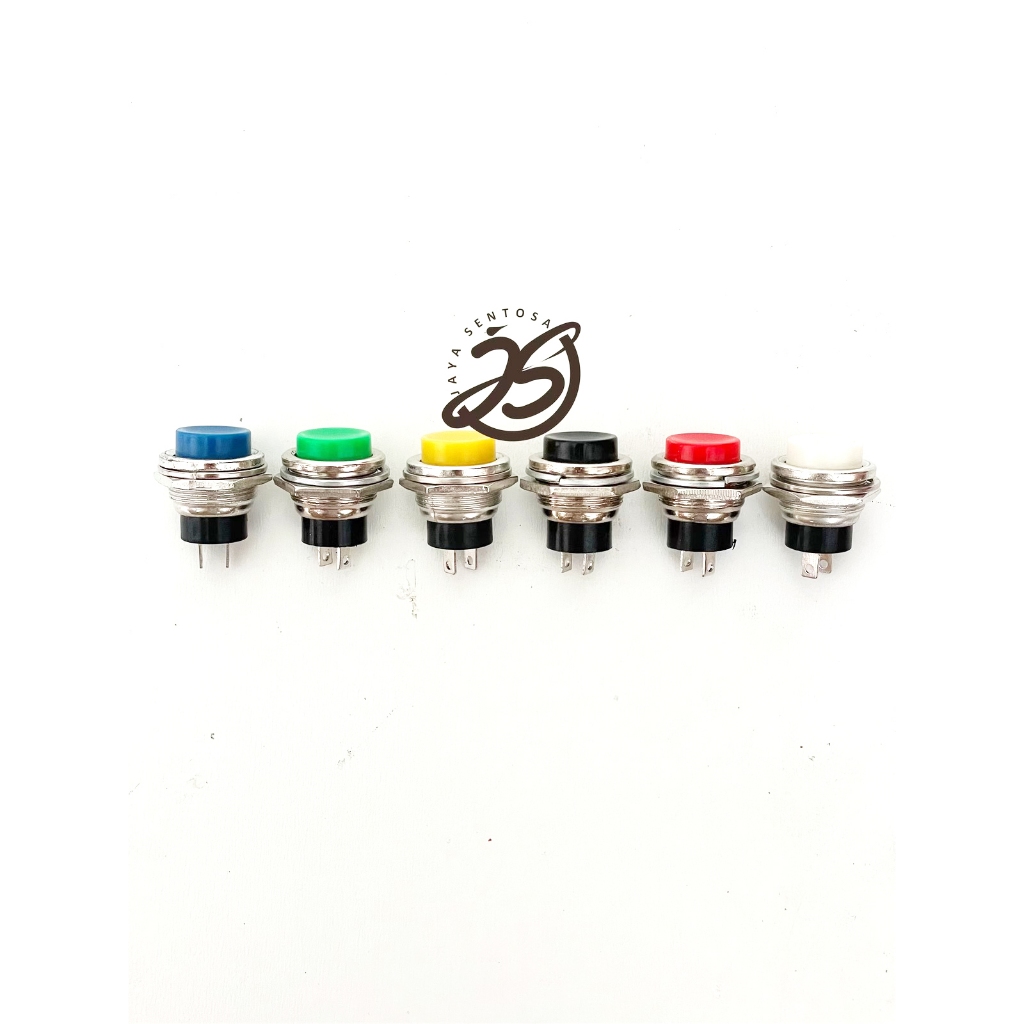 Jual PUSH ON BESI DS 212 PUSH BUTTON DS 212 SWITCH 2 PIN DS-212 METAL ...