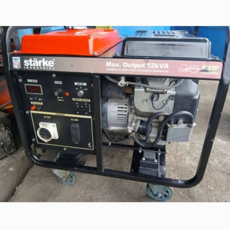 Jual Genset Starke GFH 12900 LXE 11000 Watt 3 Phase Original | Shopee ...