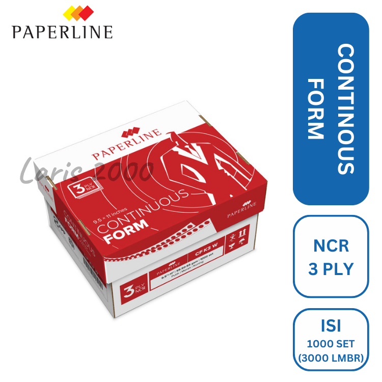 Jual Kertas Continous Form / Kertas Komputer Paperline 1 PLY, 2 Rangkap ...