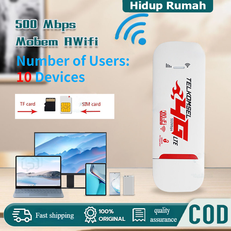 Jual Modem WIFI USB 4g All Operator LTE Modem USB 500Mbps Modem Mifi ...