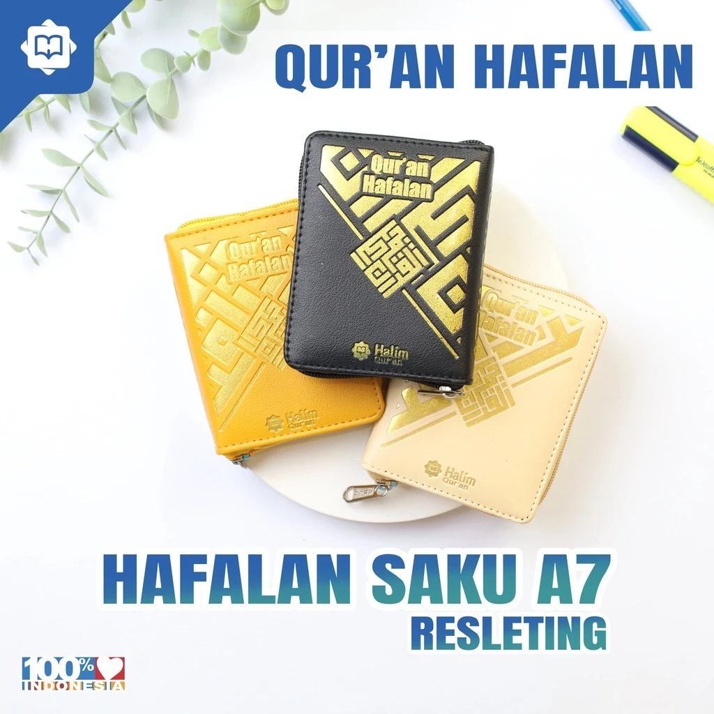 Jual Al Quran Hafalan Halim Restleting Saku A7- Al Quran Pocket Mini ...