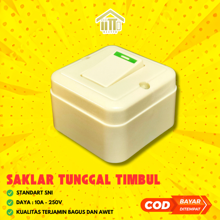 Jual SAKLAR TUNGGAL MODEL TAHU / OB SAKLAR TUNGGAL ARDE SNI - LMK ...