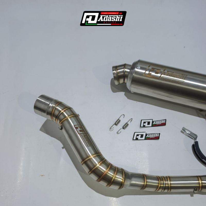 Jual Knalpot Racing Full Set System Silincer 40cm Ninja250 CBR250 R25 ...