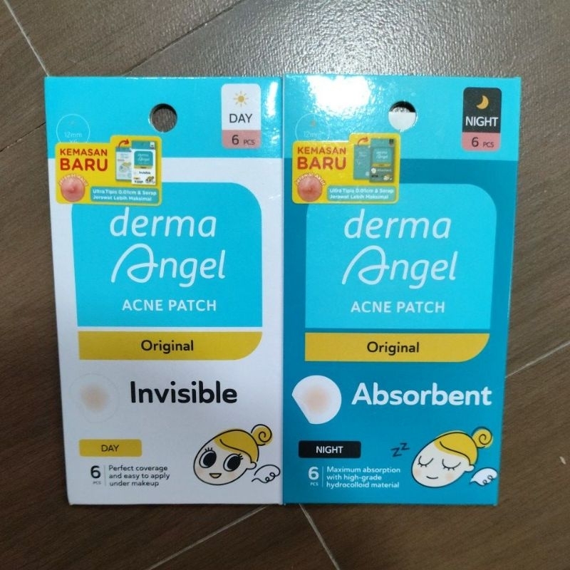 Jual DERMA ANGEL ACNE PATCH ORIGINAL INVISIBLE ABSORBENT DAY NIGHT 6PCS ...