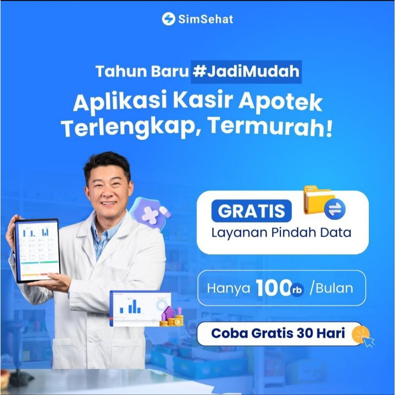 Jual [1 Bulan Lite] SimSehat Aplikasi Kasir Apotek Online Lengkap ...