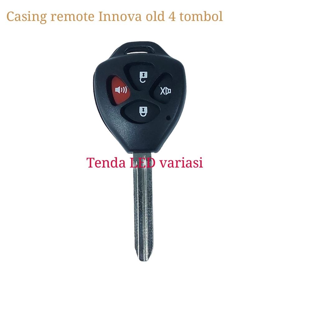 Jual Casing remote kunci toyota innova 2004-2007 4 tombol model ori ...