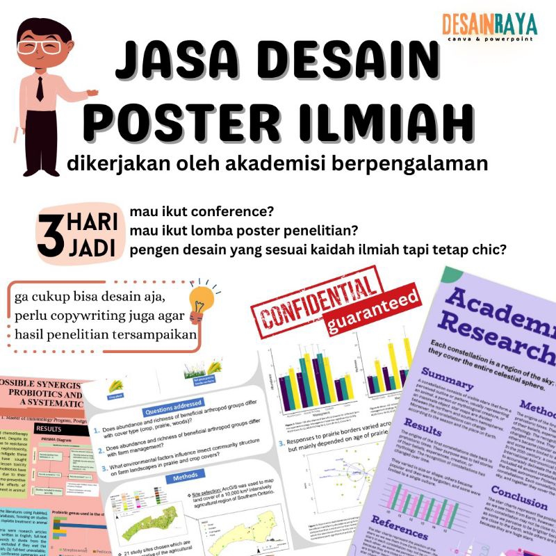 Jual Jasa Desain Poster Ilmiah Penelitian Riset | Shopee Indonesia
