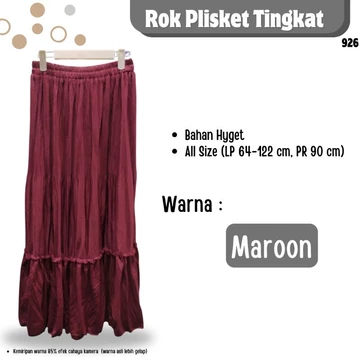 Rok Plisket Mayung Hyget Premium Rok Skirt Rok Wanita Ruffle Rok Wanita Anti Nerawang