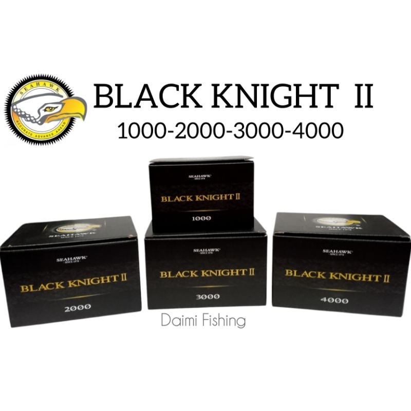 Jual Reel BLACK KNIGHT II Seahawk Ukuran 1000,2000,3000 dan 4000 One ...