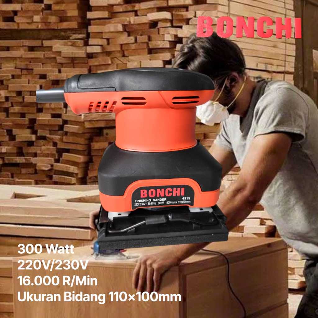 Jual BONCHI Mesin Amplas Listrik 4515 - Elektrik Sander Machine ...