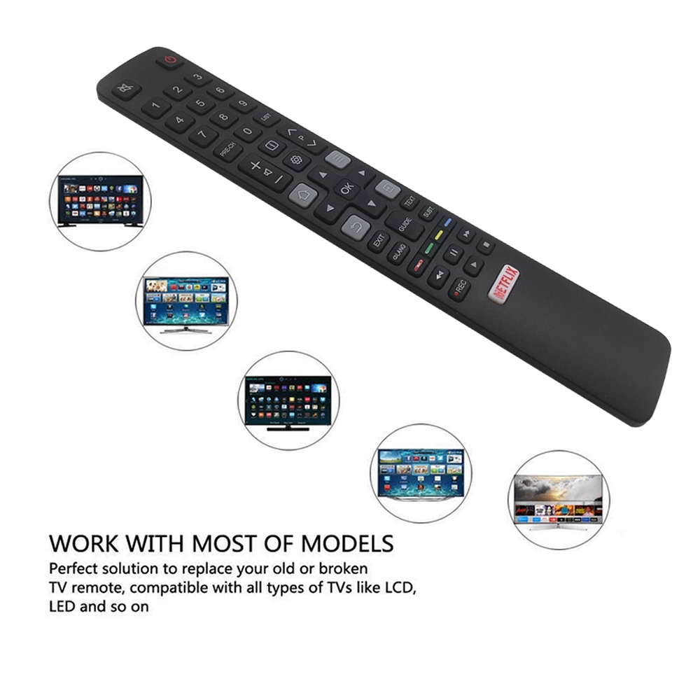 Jual Remote Control RC802N YUI5 Pengganti RC802NU1 RC802N4 untuk TCL 4K ...