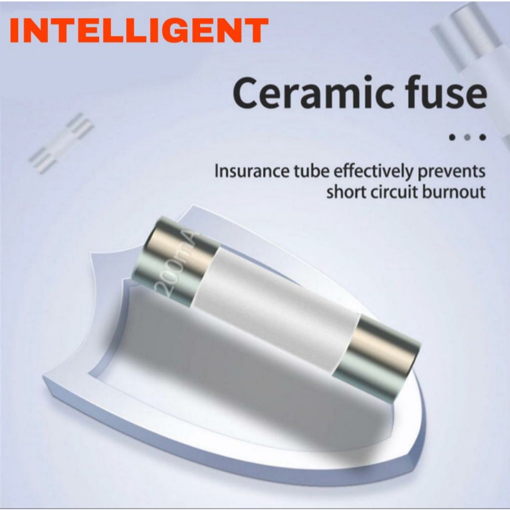Jual Intelligent Fuse Keramik Fuse For Multimeter Instrument 600mA 10A ...