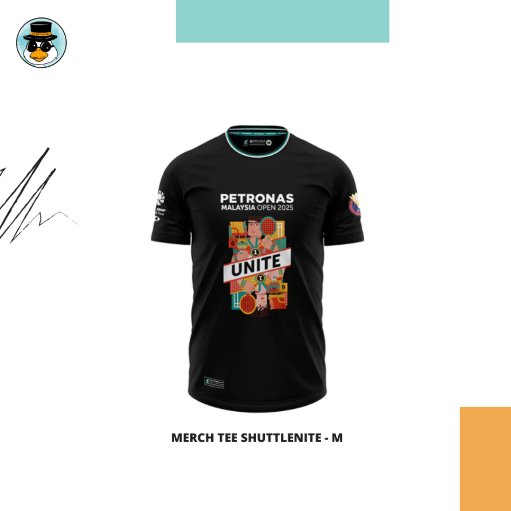 Jual Baju Kaos T Shirt PETRONAS MALAYSIA OPEN 2025 MERCH TEE