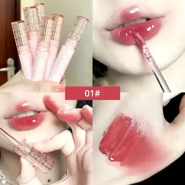 CAPPUVINI GLASS LipGloss Moisturizing Korean Lip Gloss Water Lipcream Liptint Lip Balm Mirror