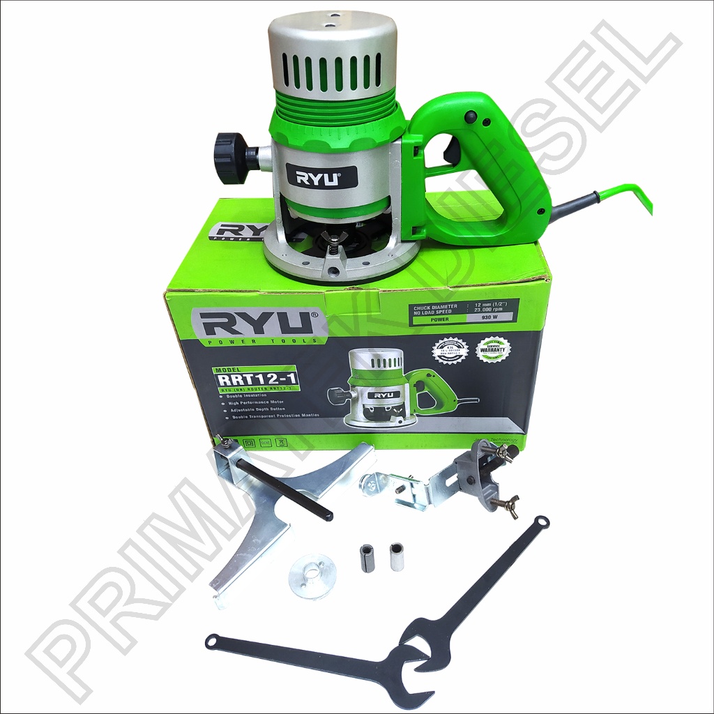 Jual Mesin Profil Kayu Besar Listrik 930 Watt 12mm RRT12-1 RYU ...
