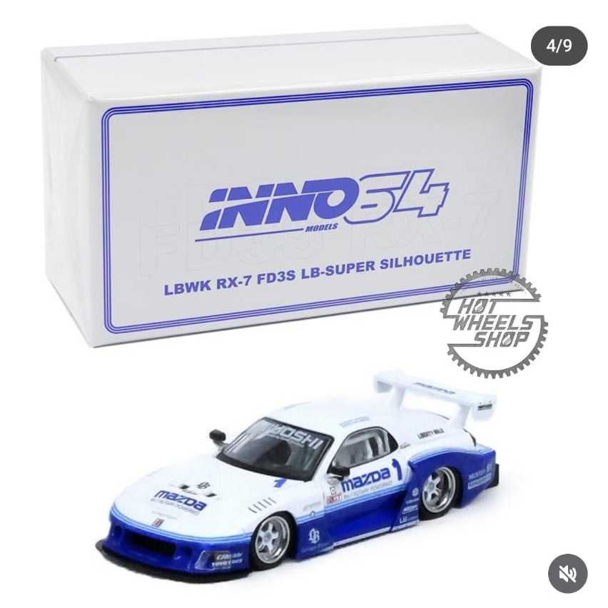 Jual INNO 64 Mazda RX7 (FD3S) LB-Super Silhouette Hongkong Toy Car ...