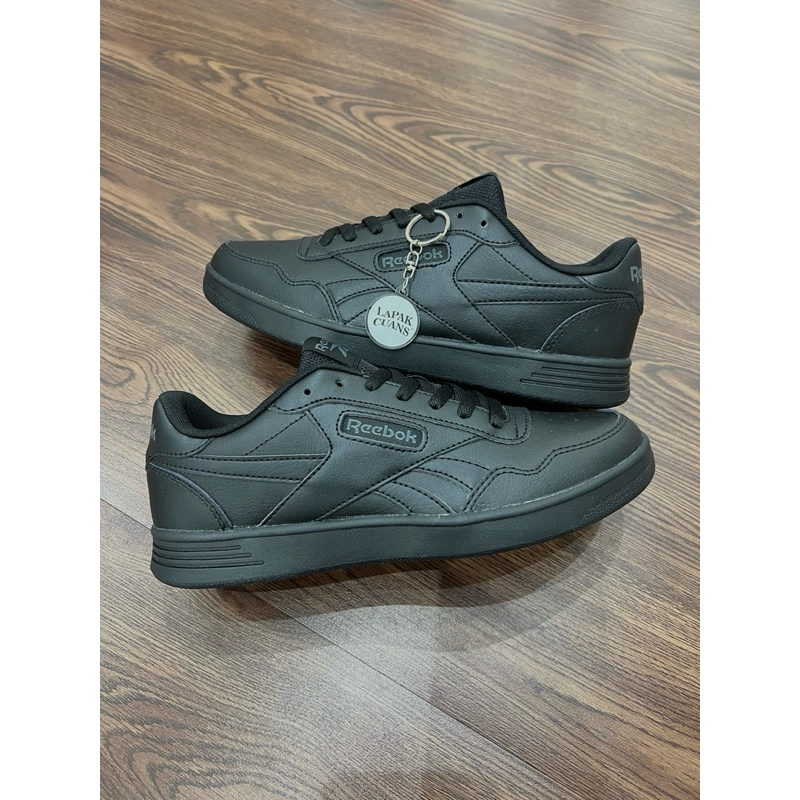 Jual Reebok Court Advance Full Black (RESMI PT. MAP) | Shopee Indonesia