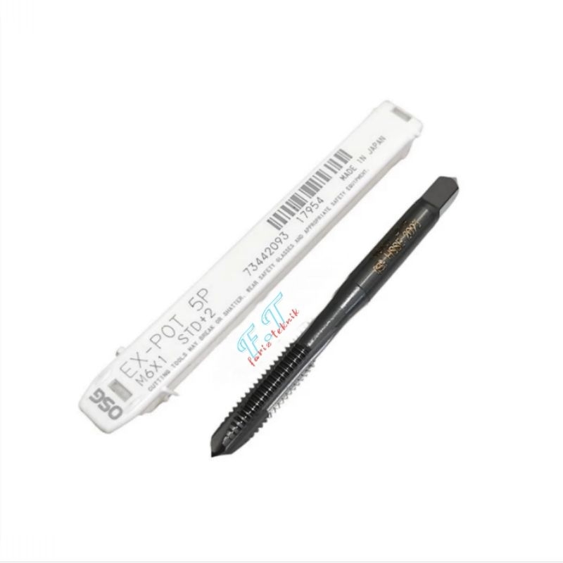Jual OSG Tap M6×1.0 Tap PO Lurus m6x1 hss Tapping Mesin Baru | Shopee ...