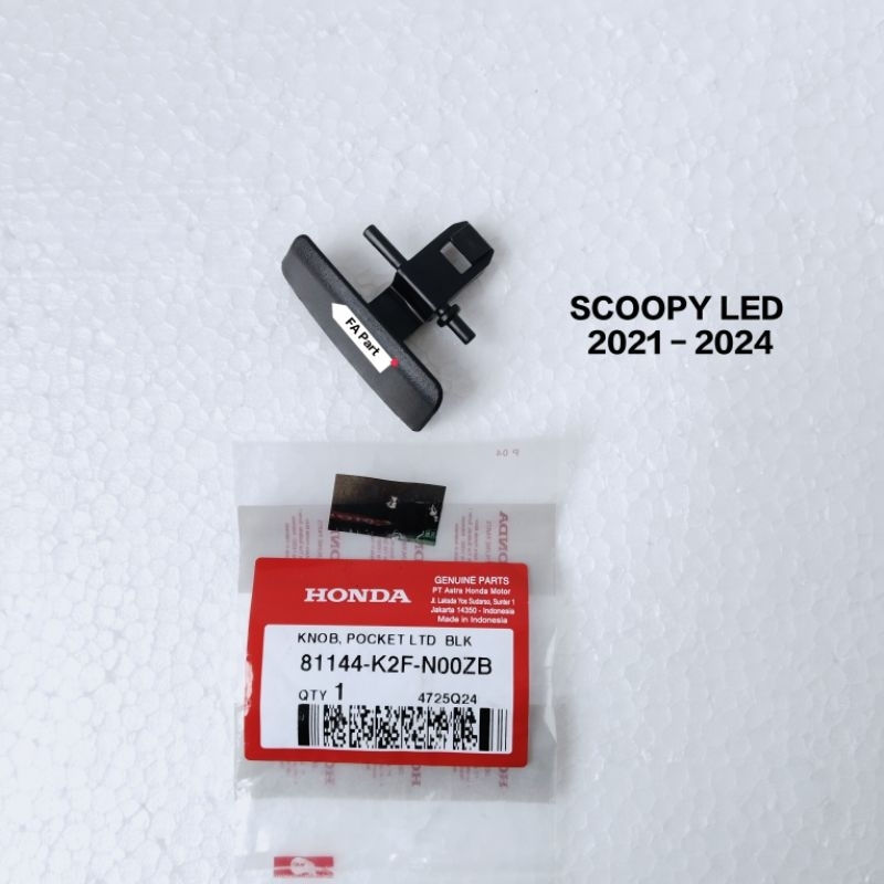 Jual 81144-K2F-N00ZB Knop Pocket Lid Laci SCOOPY LED 2021 - 2023 ...