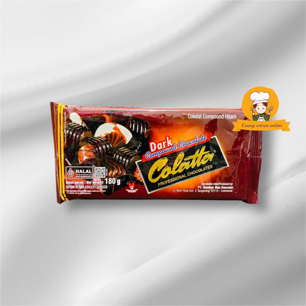 Jual colatta dark compound 180 gr | Shopee Indonesia