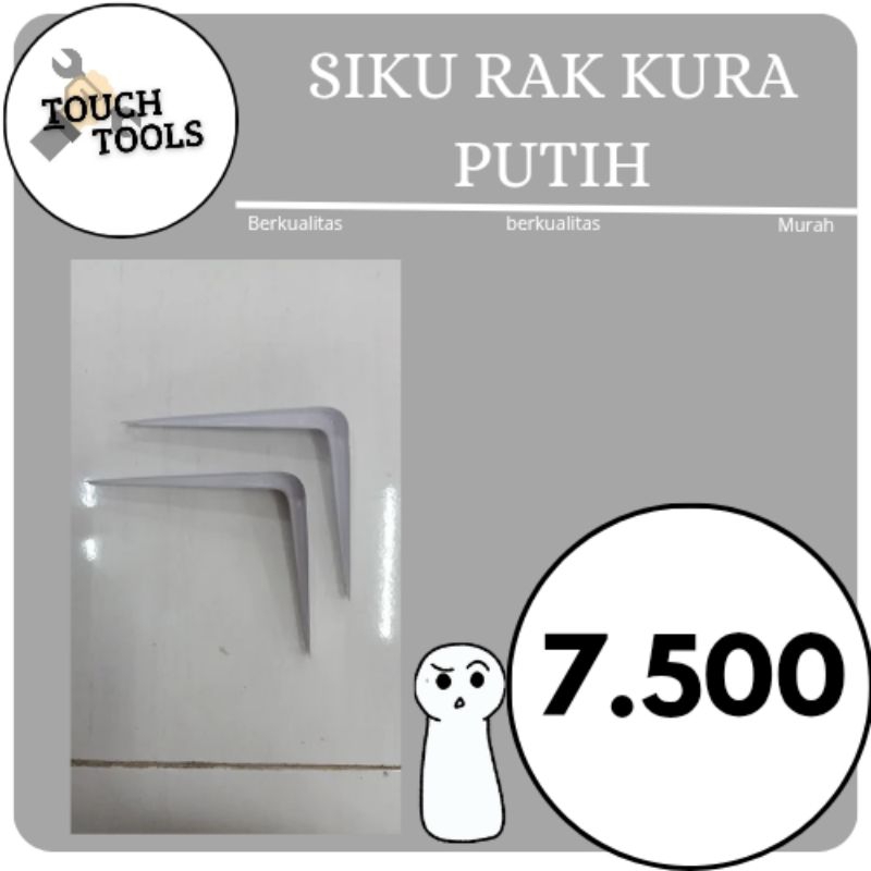 Jual Siku Rak Kura Putih Berbagai macam Ukuran | Shopee Indonesia