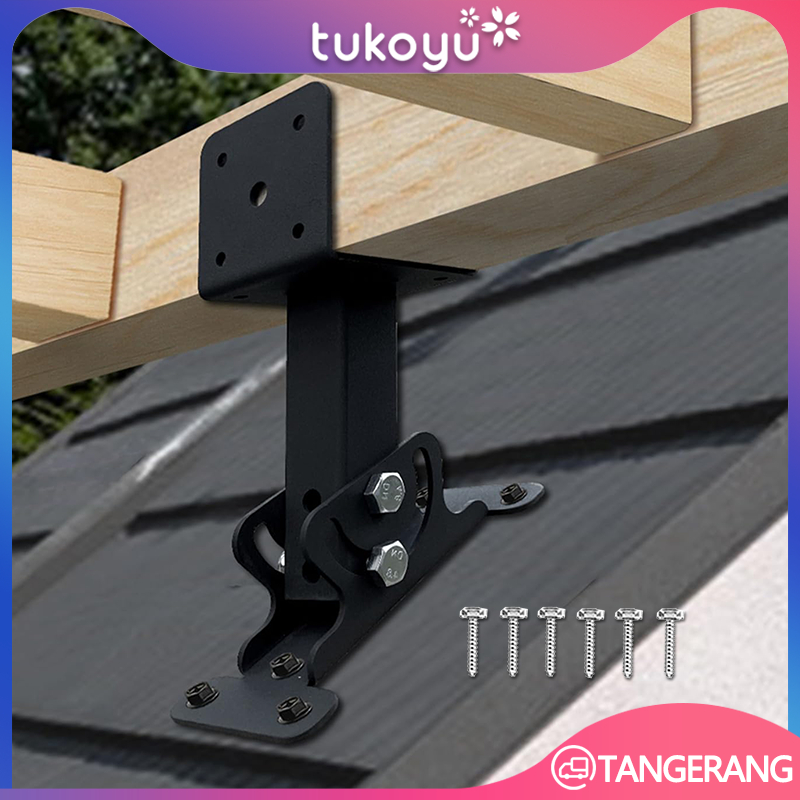 Jual Roof Riser Brackets Logam-Saddle Pergola Roof Riser Beam Brackets ...
