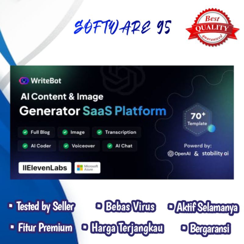 Jual WriteBot - AI Content Generator SaaS Platform System 4.8.0 NULLED ...