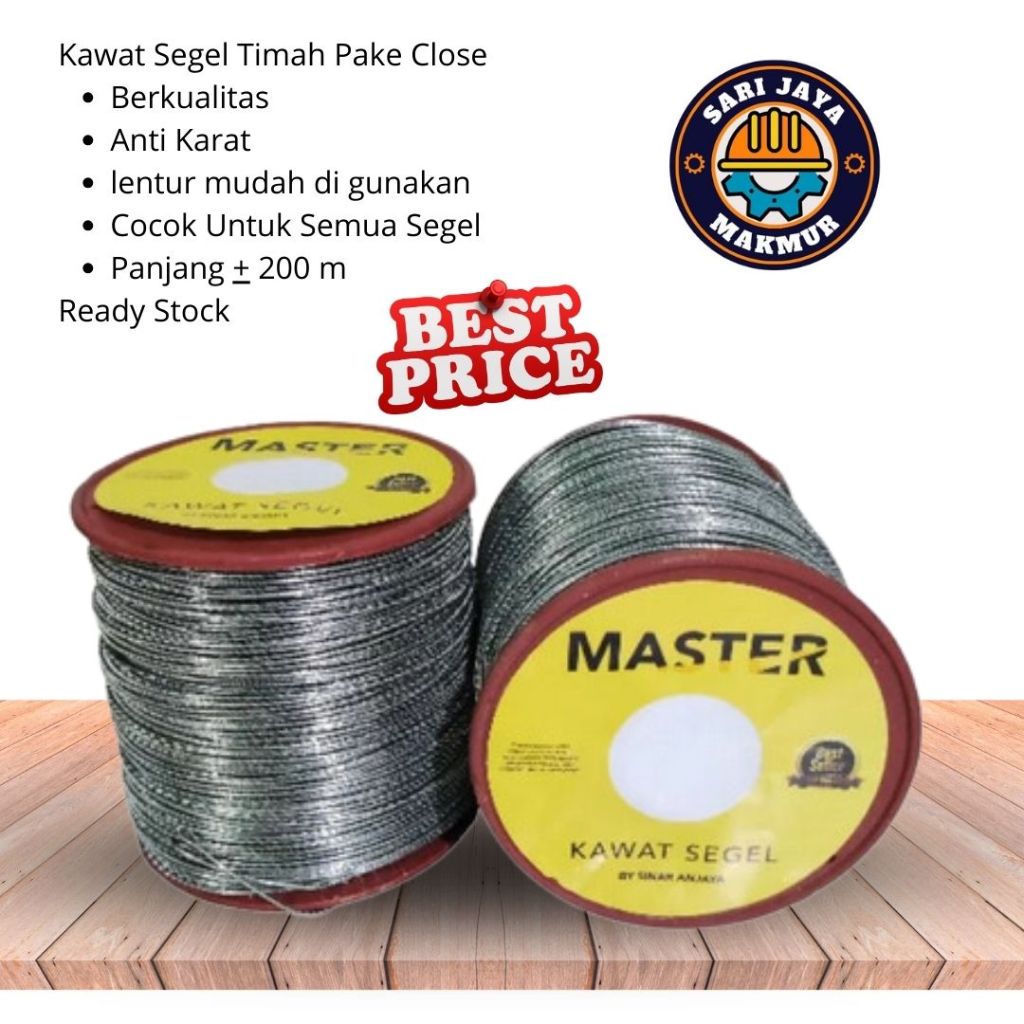 Jual kawat segel pakai close lentur dan mudah di gunakan | Shopee Indonesia