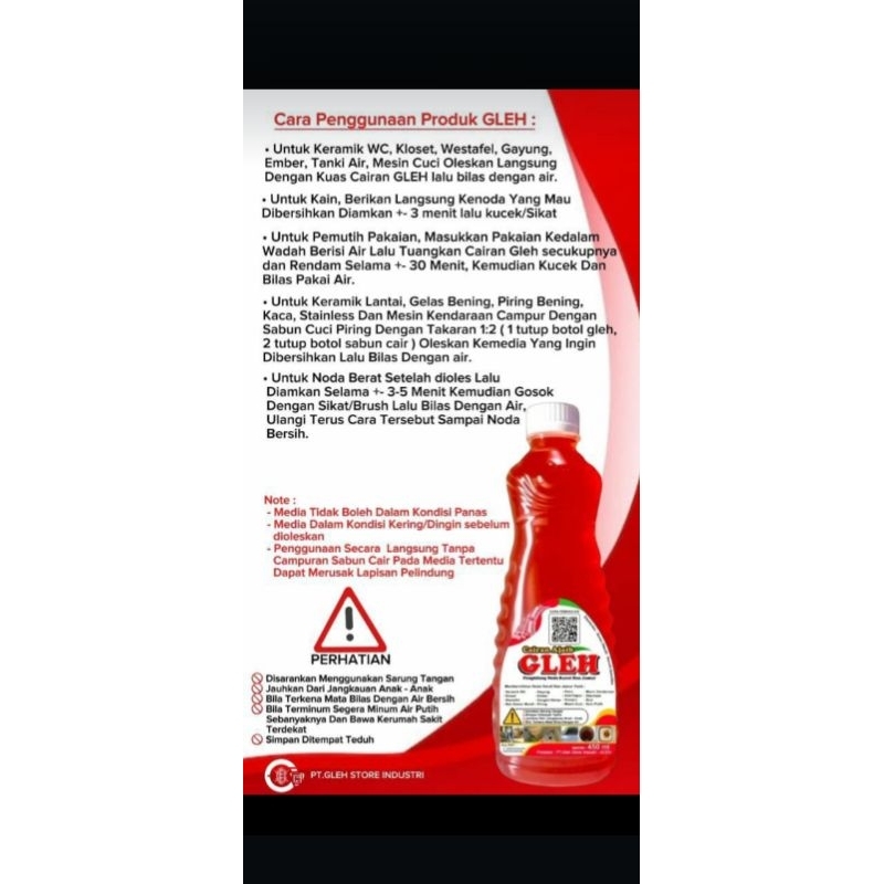 Jual gleh pembersih karat dan jamur keramik paket bundling 2 pcs ...