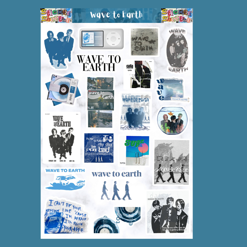 Jual Wave to Earth Sticker Sheet | Shopee Indonesia