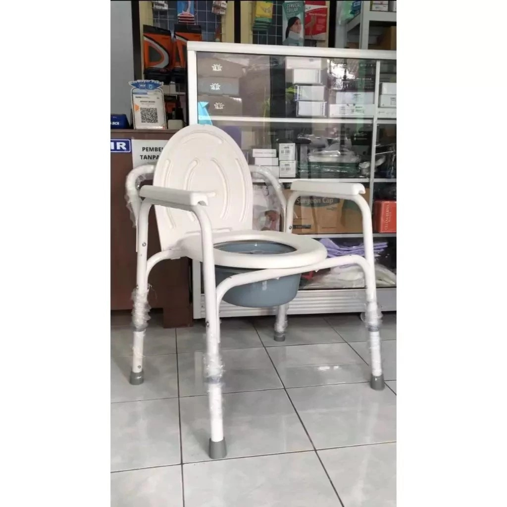 Jual COMMODE CHAIR KURSI BAB ONEMED FS810/ FREE EMBER/TOILET PORTABEL ...