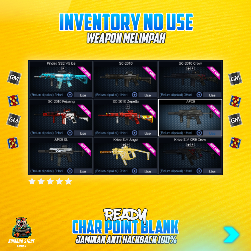 Jual CHAR POINTBLANK / CHAR PB - DIAMOND GRADE 1| DATA POLOS ...