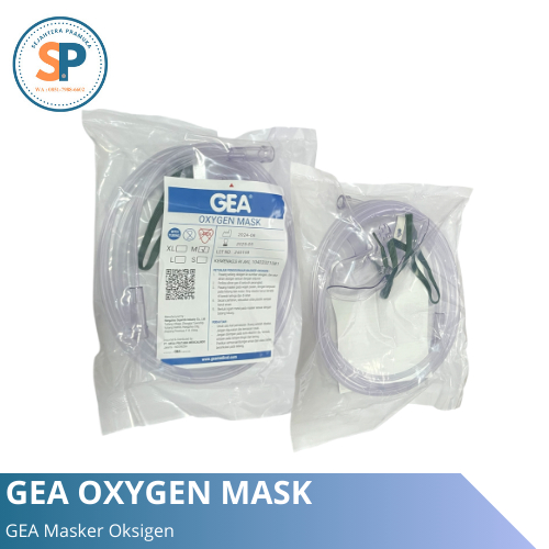 Jual GEA - Masker Oksigen / Oxygen Mask Dewasa & Anak PCS | Shopee ...