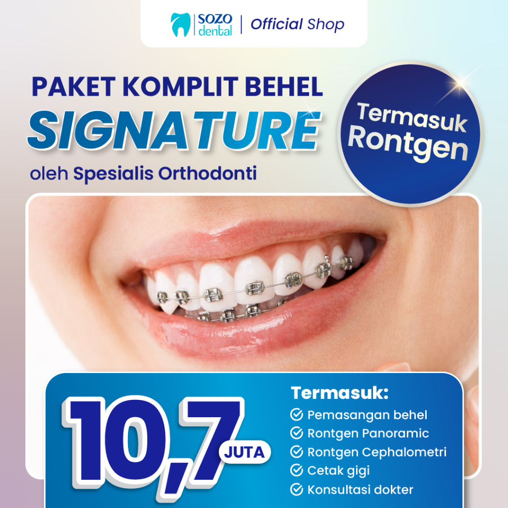 Jual Sozo Dental - Paket Behel Metal Signature Spesialis Orthodonti ...