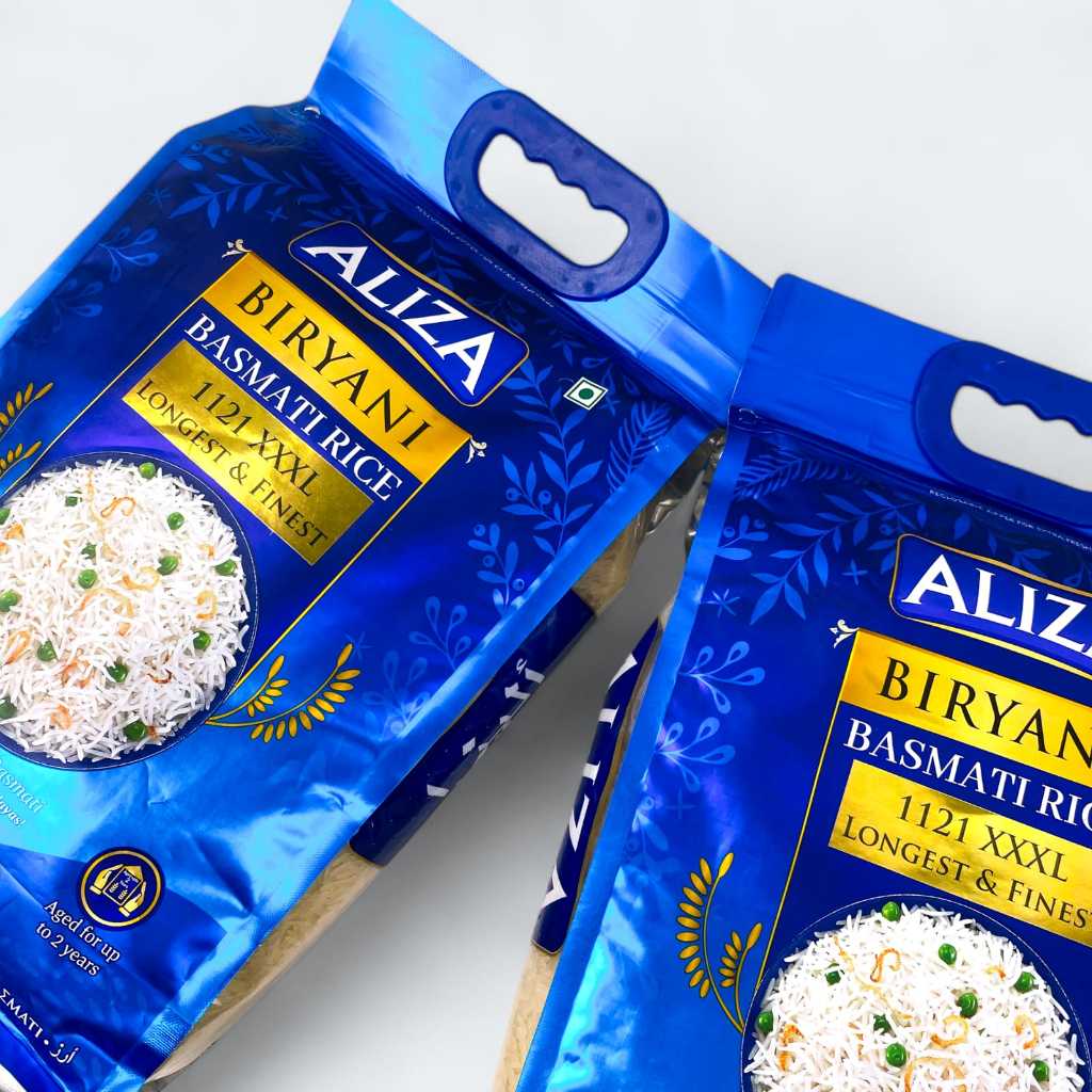 Jual Aliza Biryani Basmati Rice 1211 isi 5kg Longest & Finest | Shopee ...